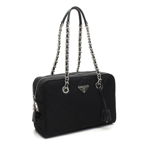 black bag with chain strap