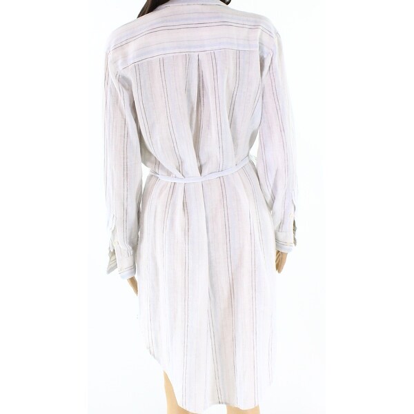 vince white shirt dress