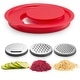 preview thumbnail 9 of 8, Stainless Steel Mixing Bowls Set of 3, with Lids & Graters,