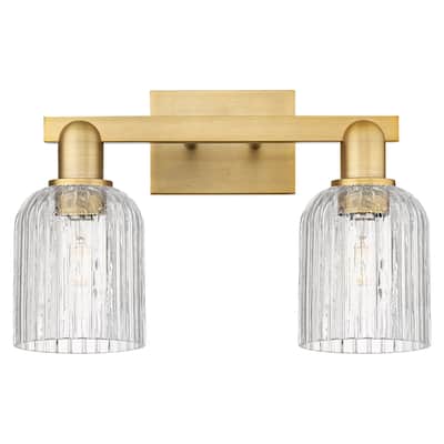 Innovations Lighting Downtown Urban - Bridal Veil - 2 Light 16" Bath Vanity Ligh