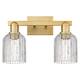 Option Brushed Brass, Clear