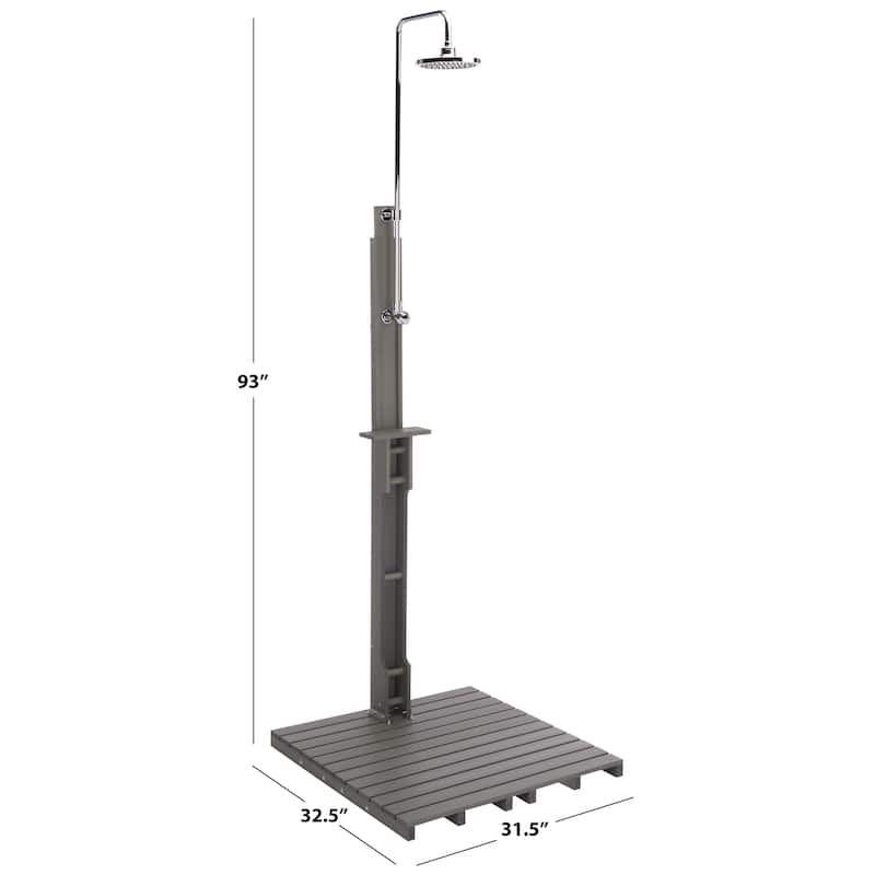 SEI Furniture Outdoor Shower - 32"W x 33"D x 93"H