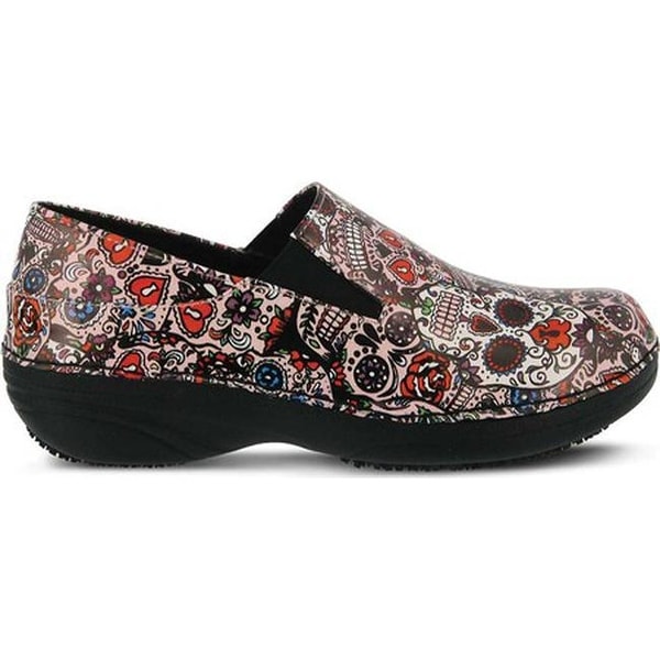 spring step skull shoes