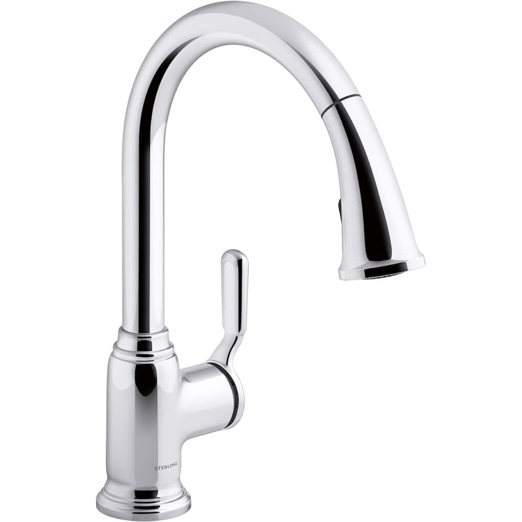 Sterling Ludington 1.5 GPM Single Hole Pull Down Kitchen Faucet
