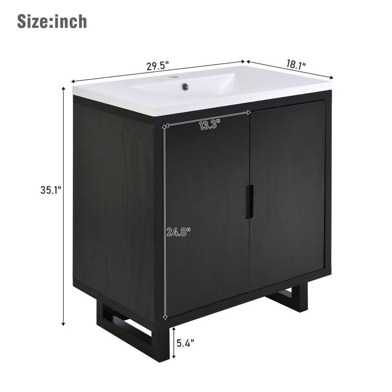 30" Bathroom vanity