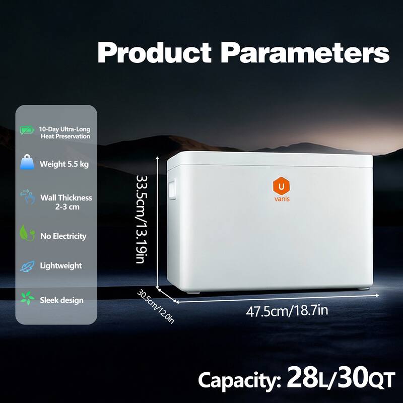 Anmytek 30QT Aerospace Grade Vacuum Insulated Cooler with 10 Day Ice Retention for Camping and Sports