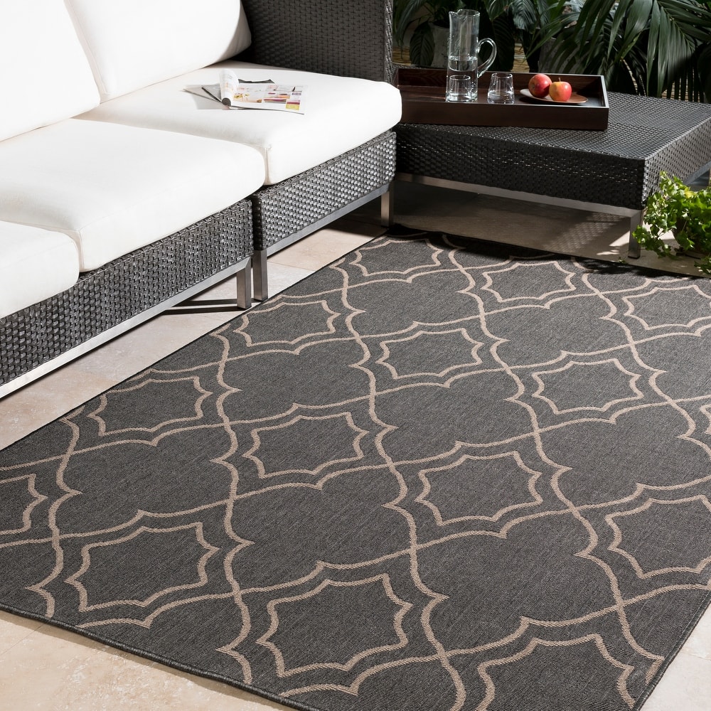 Livabliss Natasha Indoor/ Outdoor Transitional Trellis Area Rug
