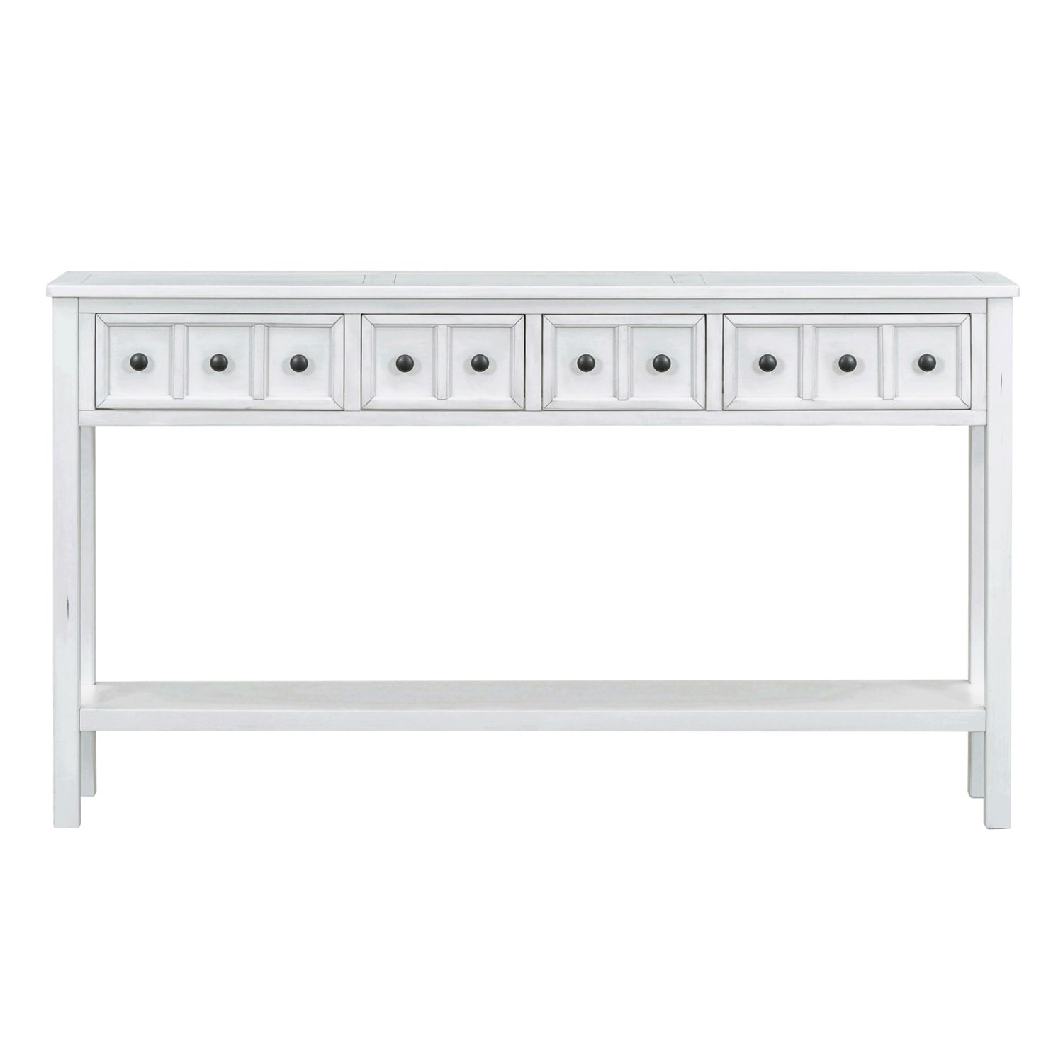 Merax 60" Long Console Table with Different Size Drawers and - Picture 21 of 25