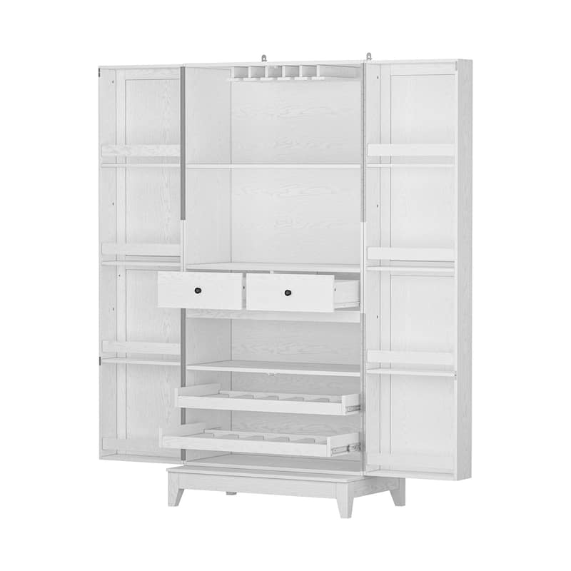 Multifunctional Kitchen Cabinetand Wine Cabinet Wine Glass Rack Pantry