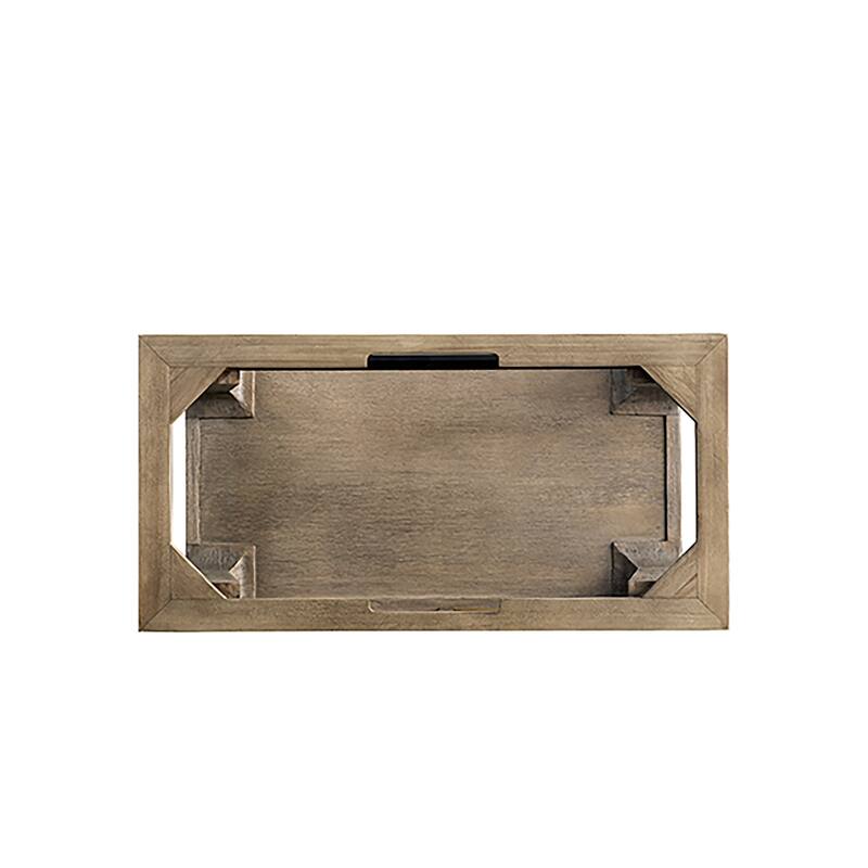 James Martin Vanities Auburn 36" Sink Console, Weathered Timber - No Top