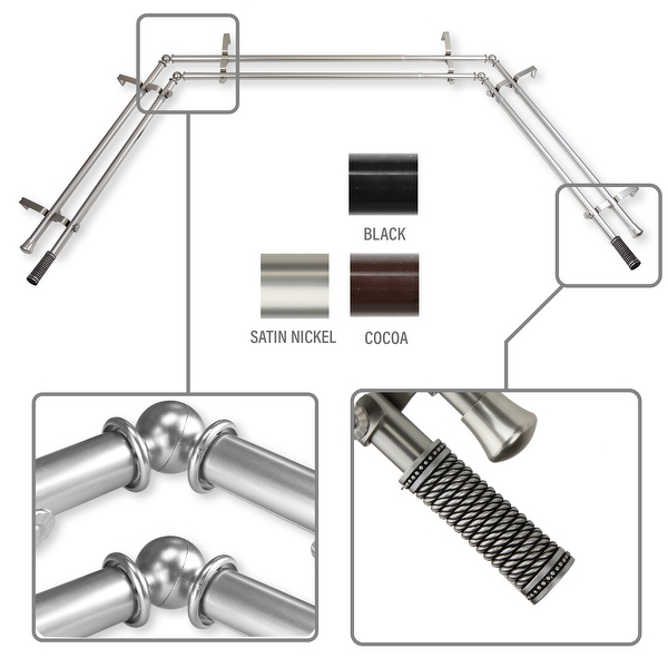 Curtain rods bed top bath and beyond