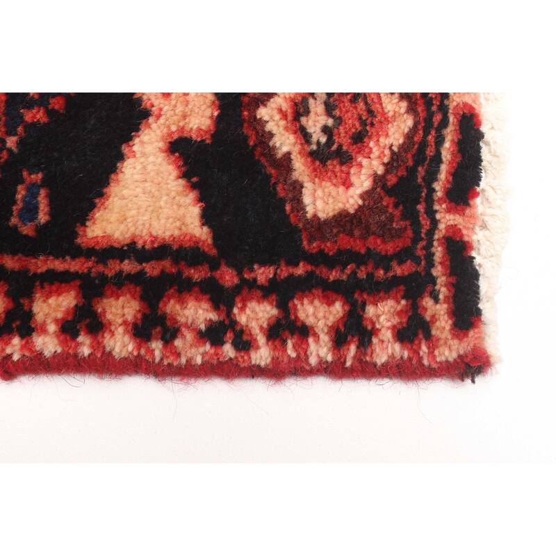 ECARPETGALLERY Hand-knotted Andelz Red Wool Rug - 2'11 x 10'5