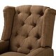 preview thumbnail 68 of 87, Debora Wingback Button Tufted Push-back Recliners Set of 2 by HULALA HOME