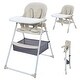 preview thumbnail 22 of 26, Baby High Chairs Highchairs with Foldable and Convertible, Adjustable Height and Recline Khaki