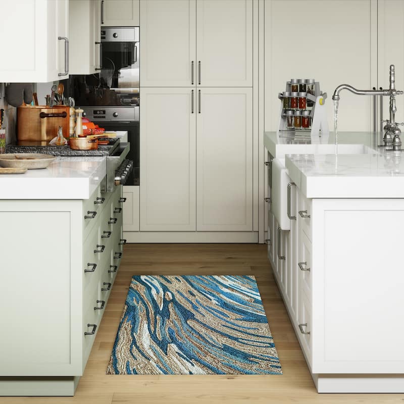 Liora Manne Capri Big Wave Indoor/Outdoor Area Rug