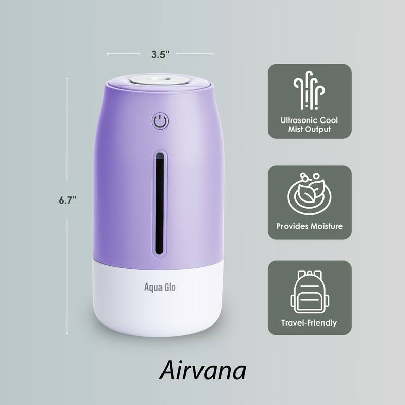 Airvana AG260HUM Aqua Glo Portable Ultrasonic Cool Mist Humidifier