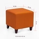 preview thumbnail 6 of 53, Adeco Simple British Style Passionate Cube Ottoman Footstool