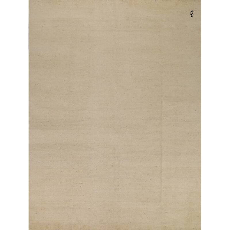 Contemporary Gabbeh Area Rug Hand-Knotted Wool Carpet - 7'11"x 9'8"