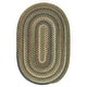 preview thumbnail 9 of 12, Copper Grove Coconino Transitional Braided Area Rug 10' x 10' Round - Olive