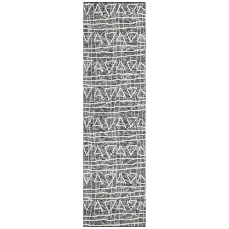 Machine Washable Indoor/ Outdoor Chantille Morrocan Boho Rug