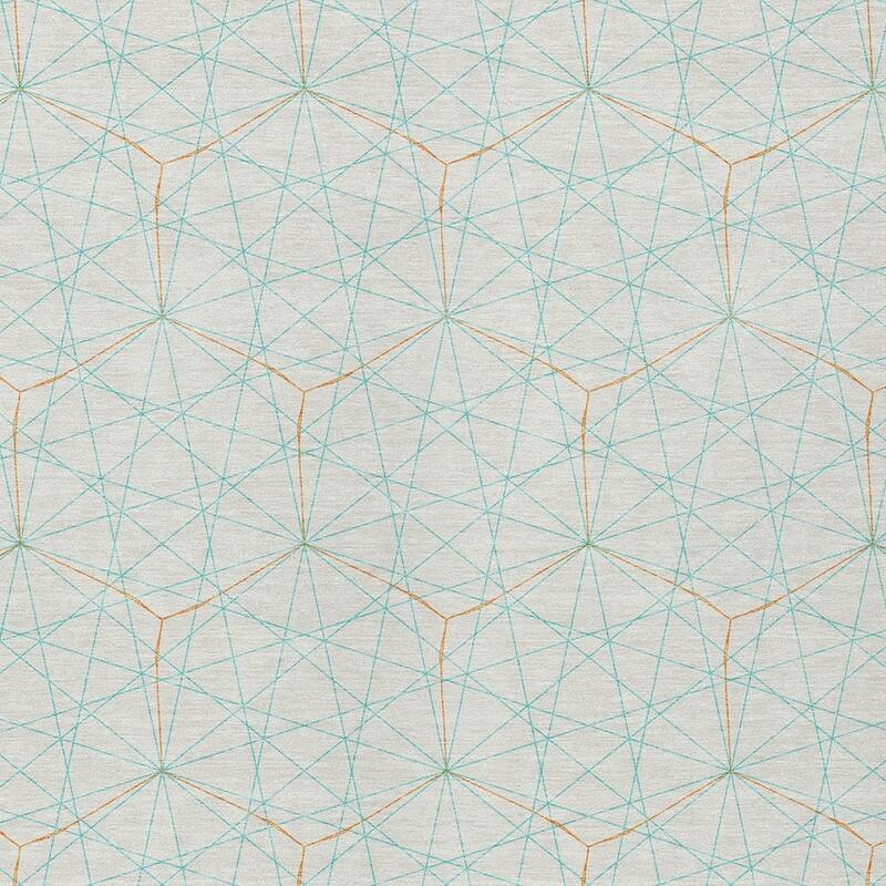 HomeRoots Geometric Transitional Rectangle Outdoor Rug