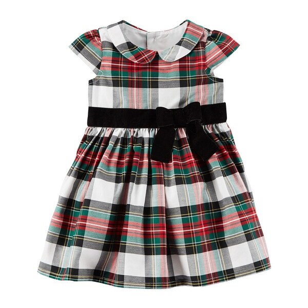 baby girls checkered dress