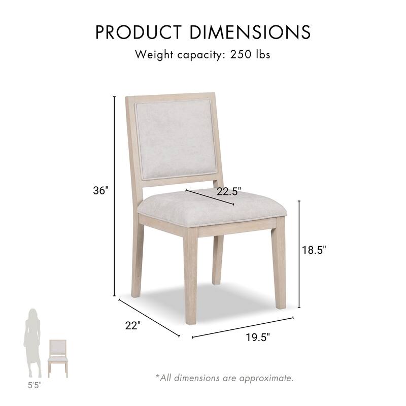 Furniture of America Durem II Modern 5-Piece Solid Wood 86-inch Dining Table Set