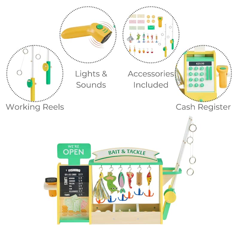 Teamson Kids My Little Helper Fishing Shop & Accessories