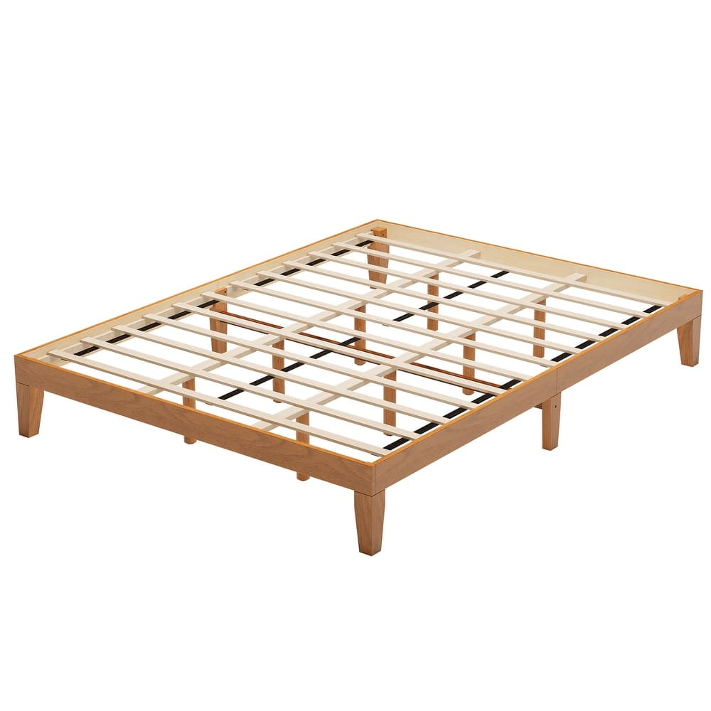 RENEWLINE 12inch Wood Platform Bed Frame, Easy Assembly​
