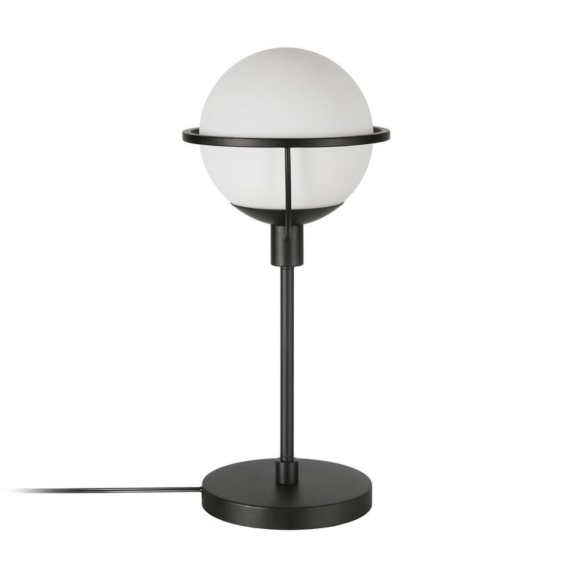 Cieonna Blackened Bronze Globe Table Lamp