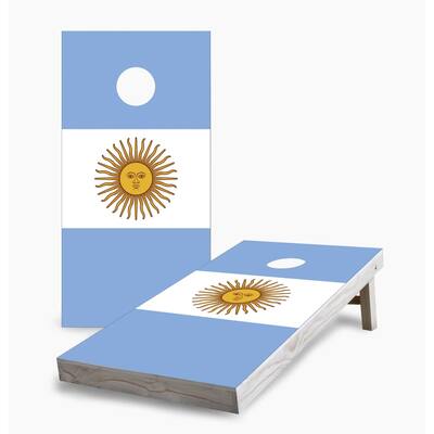Argentinian Flag Cornhole Boards