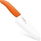 preview thumbnail 1 of 2, Kyocera's Revolution Series 5.5" Ceramic Santoku Knife, Chef Knife For Your Cooking Needs, Orange Handle, White Blade