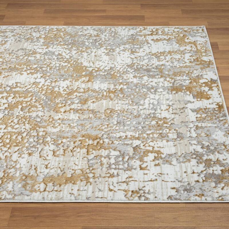 Luxe Weavers Modern Abstract Textured Area Rug, Living Room Carpet