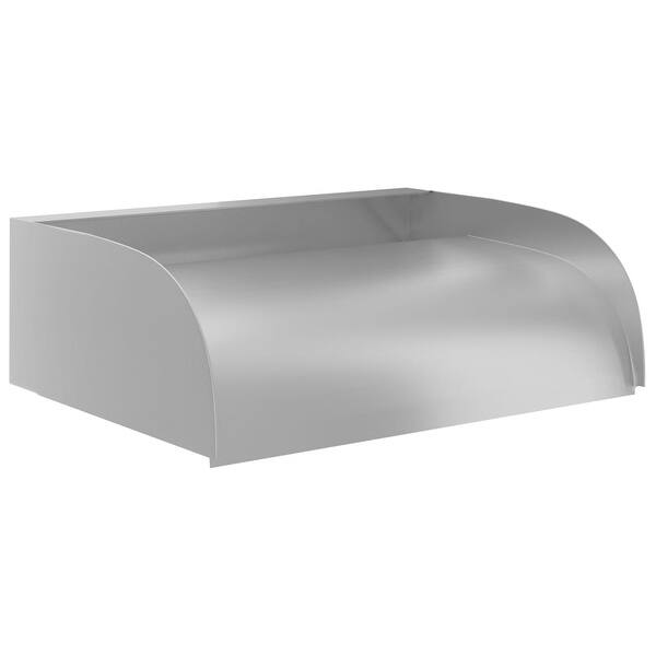 slide 2 of 7, vidaXL Waterfall 17.7"x13.4"x5.5" Stainless Steel 304 - 17.7" x 13.4" x 5.5"