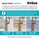 preview thumbnail 22 of 86, KRAUS Oletto Bridge Kitchen Faucet with 2-Function Pull-Down Sprayhead