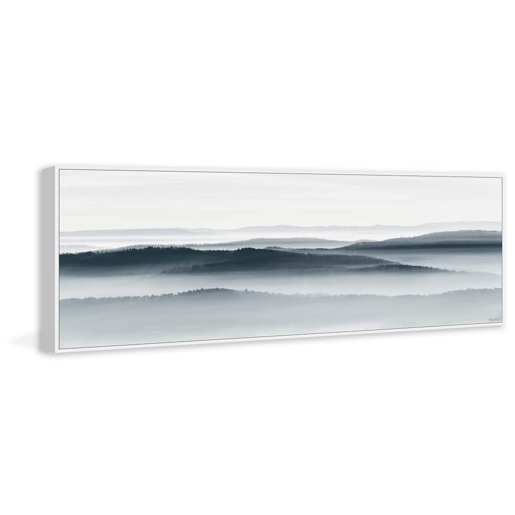 Floating Above Floater Framed Print on Canvas