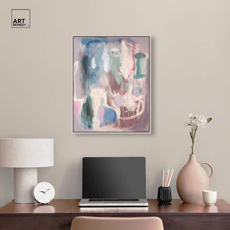 Silk and Satin I Canvas by Art Remedy