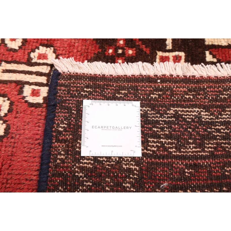 ECARPETGALLERY Hand-knotted Andelz Red Wool Rug - 3'10 x 6'5