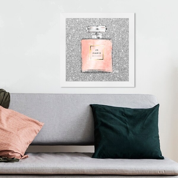 Oliver Gal フレーム付き 大きい 61x91cm Floral French Perfume Oliver Gal 'Paris Glitter Spring' Fashion and Glam Wall Art