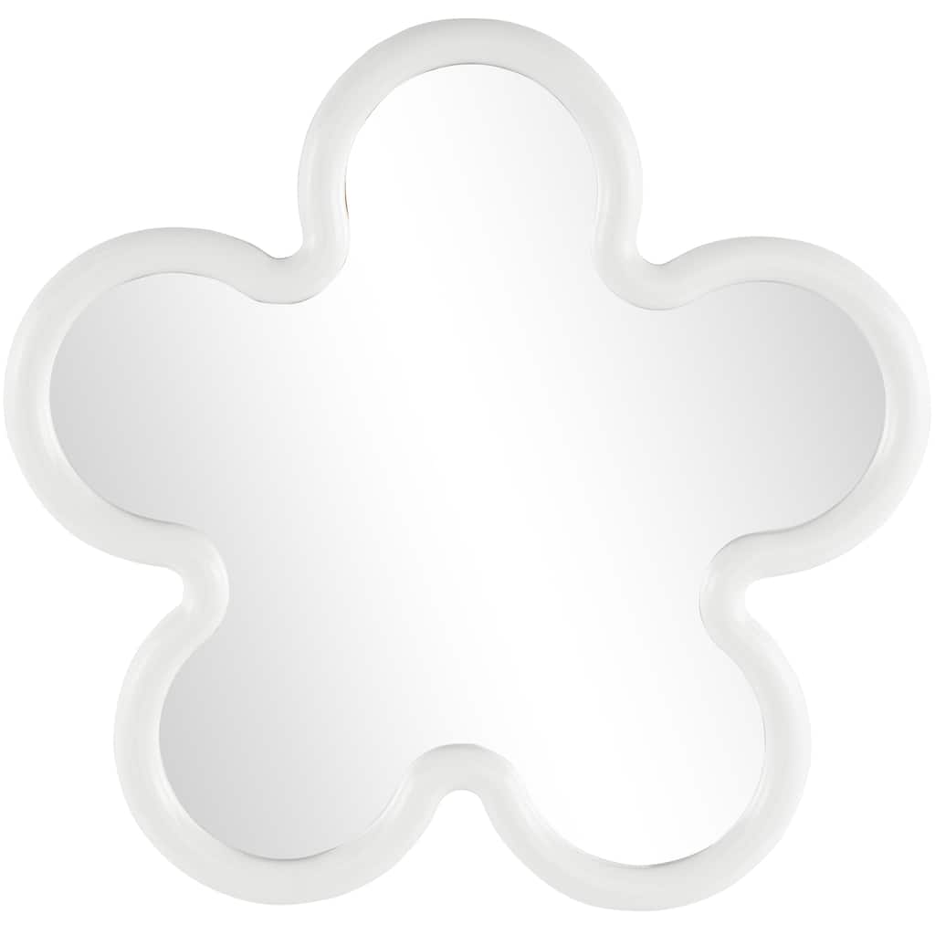 Wood Star Large Wall Mirror - White or Black - Roche River Decor