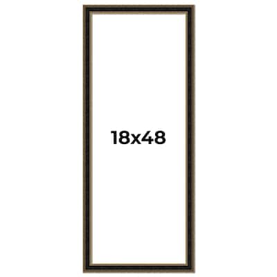 18x48 Frame Gold Antique Vintage Sold Wood Picture Frame | 1.75 Inch