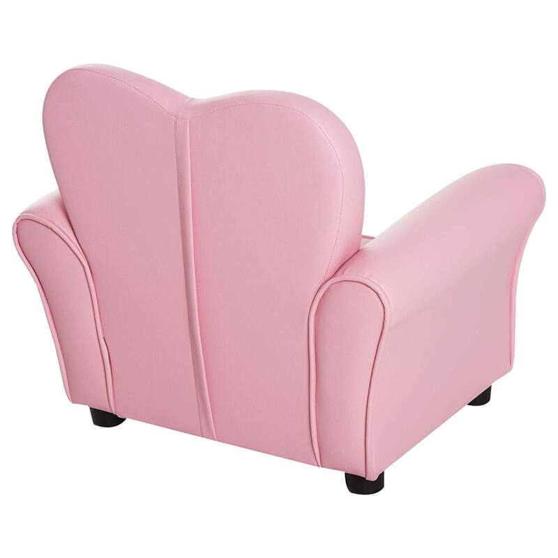 Taylor & Olive Estella Pink Upholstered Kids Chair