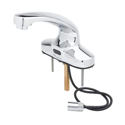 T and S Brass ChekPoint Deck Mounted Electronic Faucet with 4"