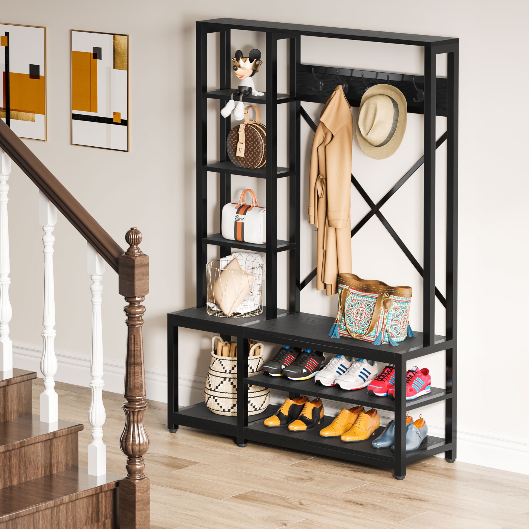 https://ak1.ostkcdn.com/images/products/is/images/direct/d3f0edfd489f1efd9cbabbd04dedeab7af7bcb85/4-in-1-Entryway-Hall-Tree-with-Side-Storage-Shelves-Industrial-Wooden-Entryway-Bench.jpg