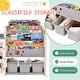 preview thumbnail 4 of 8, Kids Bookshelf Toy Storage Organizer with 17 Bins and 5 Bookshelves, Multi-functional Nursery Organizer Kids Furniture