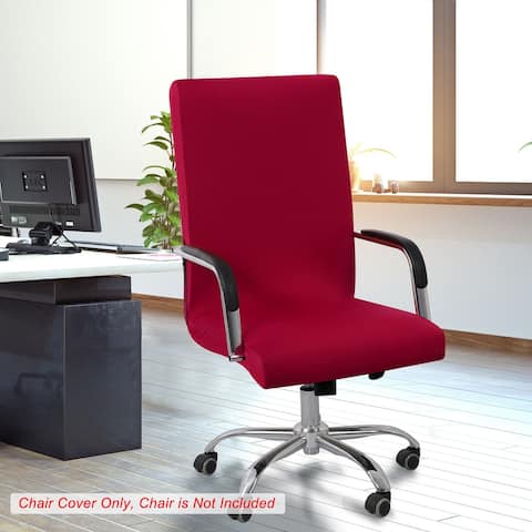 Office Stretch Chair Cover Washable Removable Swivel Seat Slipcovers