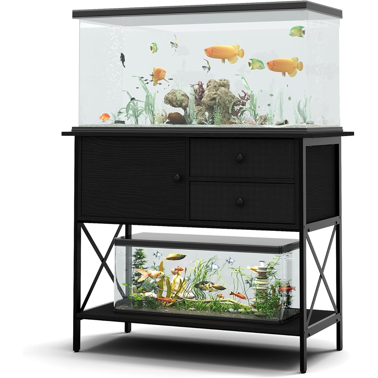 Iron aquarium stand top