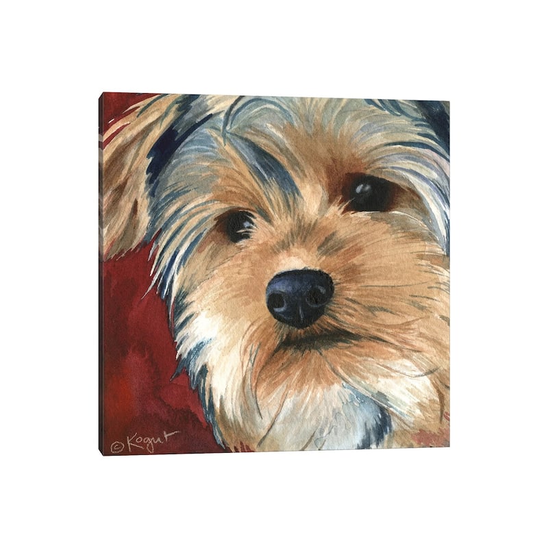 iCanvas "Sasha The Yorkie" by Teresa Kogut Canvas Print