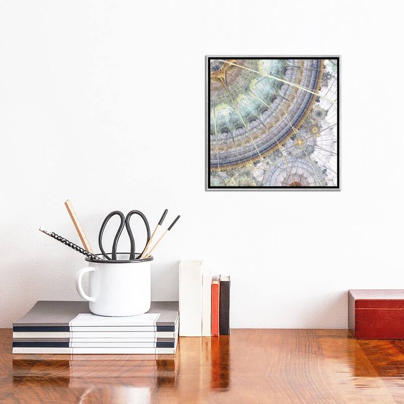 iCanvas "Clockworks IV" by James Burghardt Framed