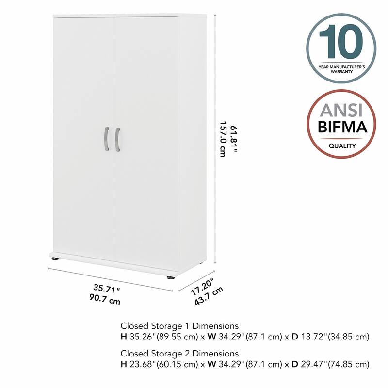 Universal Tall Clothing Storage Cabinet by Bush Business Furniture